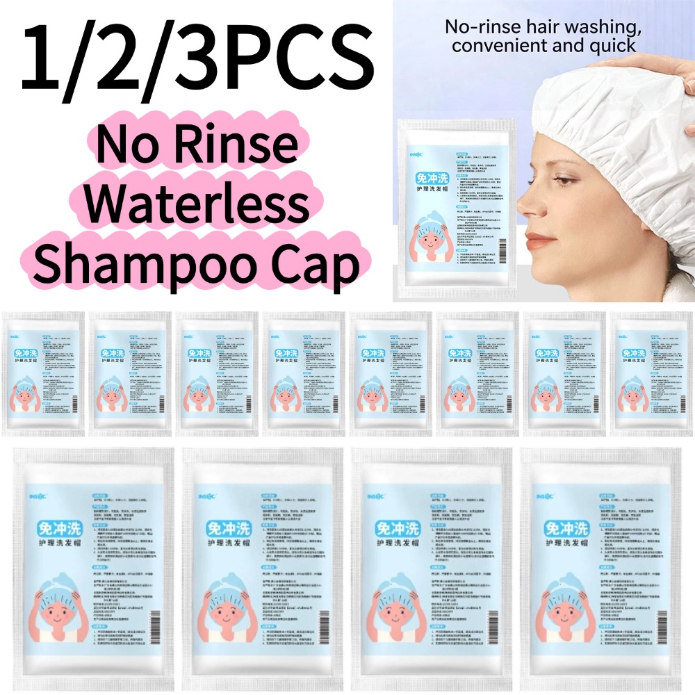 Hair Care Products - No Rinse Waterless Shampoo Cap Disposable