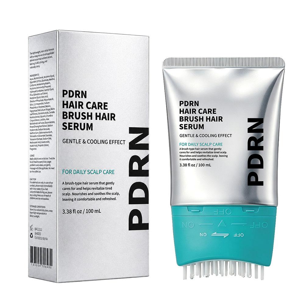 Hair Care Korean Products - PDRN Hair Care Brush Hair Serum