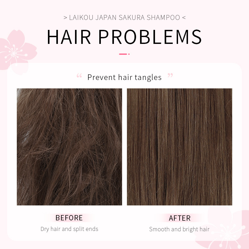 LAIKOU Japan Sakura  Shampoo R - огляд і ціна Hair Care Korean Products