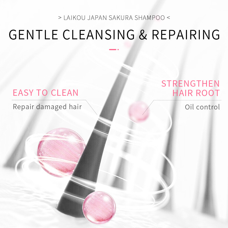 LAIKOU Japan Sakura  Shampoo R - огляд і ціна Hair Care Korean Products