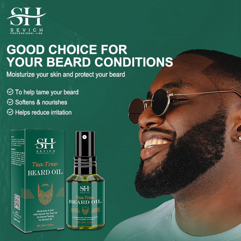 Tea Tree Beard Oil Set For Men - огляд і ціна Hair Care Organic