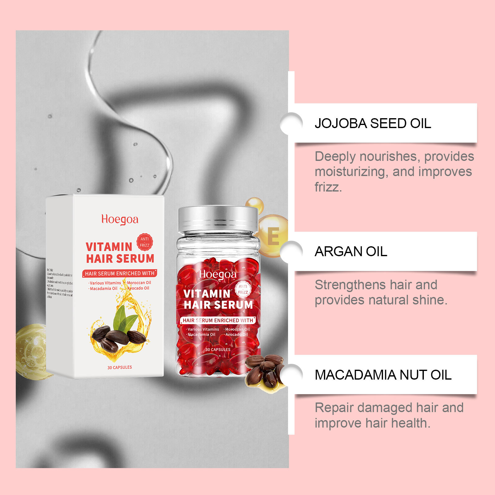 Vitamin Hair Care Serum Capsul - огляд і ціна Hair Care Products